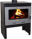 Starstoves ST2070 Χαλύβδινη Ξυλόσομπα Αερόθερμη 17.4kW Γκρι