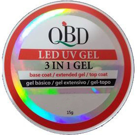 QBD 3 In 1 Builder Gel Νυχιών CLEAR 15gr