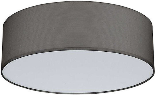TK Lighting Ceiling Mount Light 45cm Gray with Socket E27