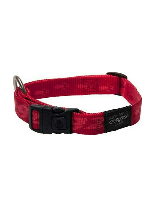 Rogz Alpinist Dog Collar In Red Colour Περιλαίμιο SM