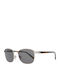 Rodenstock Мъжки Слънчеви Очила с Метална Сребърна Рамка и Сиви Стъкла R1416 C