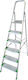 Pankoskal Super Leiter Aluminium mit 4+1 Stufen 177cm