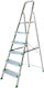 Pankoskal Super Leiter Aluminium mit 3+1 Stufen 150cm