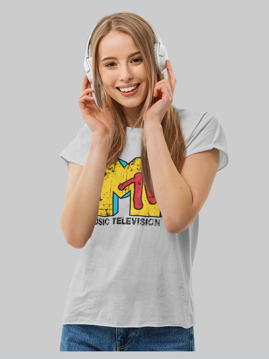 MTV W t-shirt - GREY MELANGE