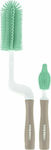 Kikka Boo Βούρτσα Καθαρισμού για Μπιμπερό Πράσινη Bottle & Nipple 2τμχ