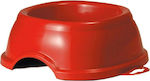 Record Non-Slipp Plastic Bowls Dog Food Red