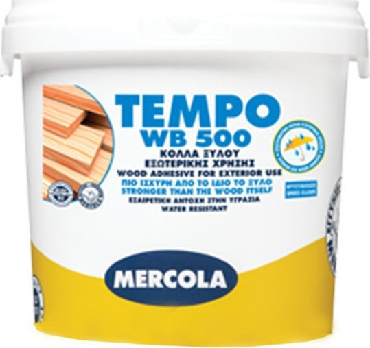 Mercola Tempo WB 500 Дървено лепило Бяло 5кг 1бр