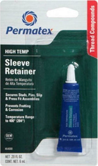 Permatex 64000 Κόλλα Μετάλλων Υψηλής Θερμοκρασίας 6ml