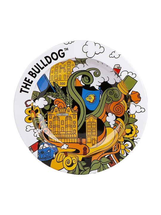 The Bulldog Amsterdam Σταχτοδοχείο Τσιγάρου Μεταλλικό Πολύχρωμο Drawing