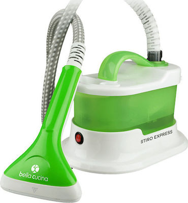 Bella Cucina BC-8012 Floor Garment Steamer 1500W with Container 1lt Green