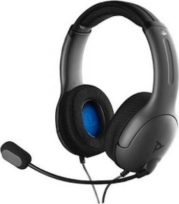 PDP LVL40 Switch Over Ear Gaming Headset with Connection 3.5mm Gray