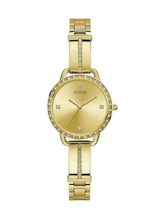Guess Womens Watch 30mm Battery With Gold Stain...