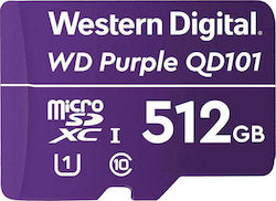 Western Digital Purple SC QD101 microSDXC 512GB Clasa 10 U1 UHS-I