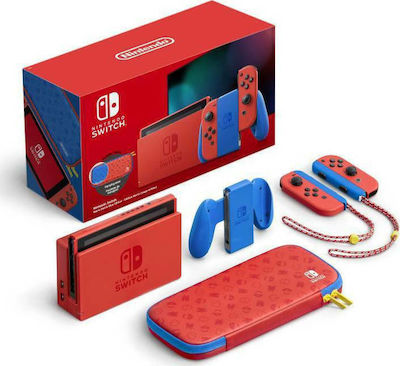 Nintendo Schalter (2019 Edition) Red/Blue