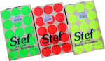 Stef Labels Small Adhesive Labels in Yellow Color 32mm