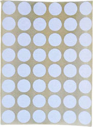 Stef Labels Round Small Adhesive White Label 11.5mm 3080pcs