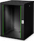 Digitus Unique Επιτοίχια Καμπίνα Rack 16U 60x60x82cm Μαύρο 16U-6/6-SW