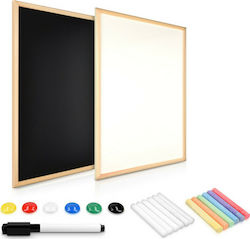 Navaris Magnet Notice Board Διπλής Όψης 60x40cm 46082.02