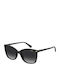 Polaroid Women's Sunglasses with Black Plastic Frame and Black Gradient Polarized Lens PLD4108/S 807WJ