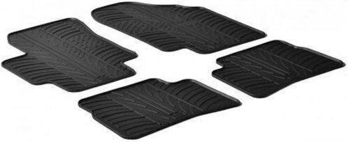 Gledring Set of Front and Rear Mats 4pcs for Opel Meriva 2003-2010 Black