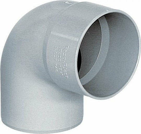 Fasoplast Γωνιακή σύνδεση σωλήνα PVC 63mm ΕΑΚ06387