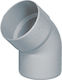 Fasoplast Pipe Elbow Fitting PVC 75mm ΕΑΚ07545