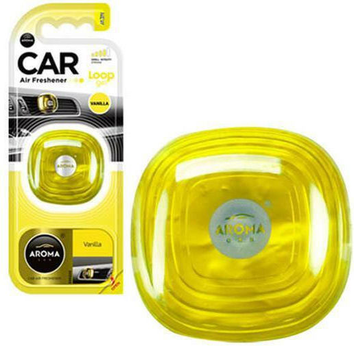 Aroma Car Αρωματικό Αεραγωγού Αυτοκινήτου Loop Gel Vanilla 9gr