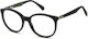 Polaroid Plastic Eyeglass Frame Black PLD D422 807