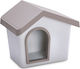 Imac Zeus Hundehaus Kunststoff Außenbereich Gray 72x62x62.5cm