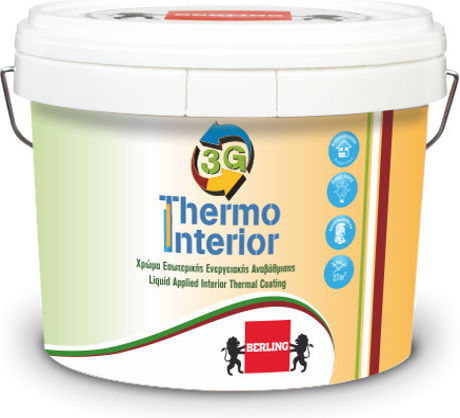 Berling 3G Thermo Interior Plastic Thermal insulation Paint for Interior Use Coating 3lt
