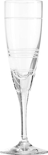 SP Tableware Aura Nio Σετ Ποτήρια Σαμπάνιας από Κρύσταλλο Κολωνάτα 6τμχ