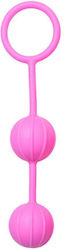 Easytoys Vertical Ribbed Geisha Balls Κολπικές Μπάλες Ροζ