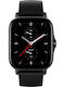 Amazfit GTS 2e Aluminium 43mm Αδιάβροχο Smartwatch με Παλμογράφο (Obsidian Black)