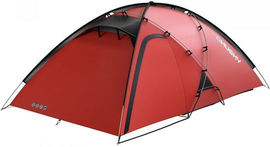 Husky Felen 2-3 Winter Camping Tents Geodesic Red with Double Cloth for 3 People 330x165x130cm
