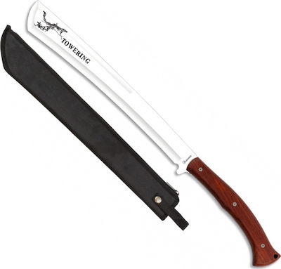 Martinez Albainox Machete Brown with Blade made of Steel in Sheath