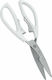 Metaltex Brico Stainless Steel Kitchen Scissor 19.5cm White