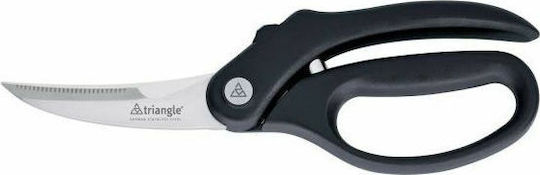 Triangle Stainless Steel Poultry Scissor Black