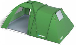 Husky Boston Dural 5 Cort Camping Tunel cu Dublu Strat 4 Sezoane pentru 5 Persoane 500x330x210cm