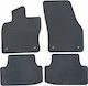 Petex Set of Front and Rear Mats 4pcs for Skoda Karoq 2017+ Black