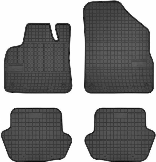 Frogum Σετ Μπροστινά και Πίσω Πατάκια 4τμχ για Citroen DS5 2011-2015 Μαύρα