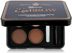 IDC Institute Eyebrow Grooming Kit Brow Makeup Palette in Brown Shade 0.5g