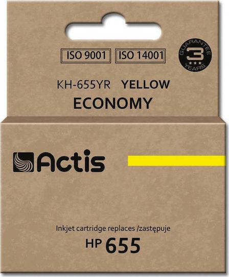 Actis Inkjet Printer Compatible Ink HP 655 CZ112AE 12ml Yellow