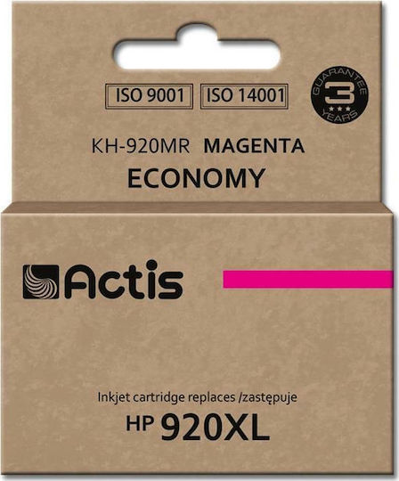 Actis Compatible Inkjet Printer Ink HP 920XL CD973AE 12ml Magenta 1pcs KH-920MR