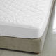 Whitegg Super-Double Quilted Mattress Cover Fitted KS02 White 160x200+25cm