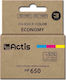 Actis Inkjet Printer Compatible Ink HP 650 CZ102AE 18ml Multiple (Color)