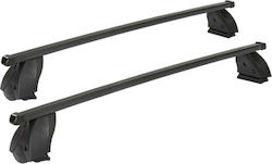 K39 130cm. for Cars with Factory Bars (with Roof Rack Legs) Black