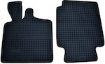 Petex Front Mats 2pcs from Rubber for Smart ForTwo Black