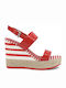 Marina Yachting Women's Platform Shoes Red