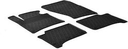 Gledring Set Față și Spate 4 Bucăți Pentru VW Touareg 2010-2018 Negru