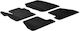 Gledring Σετ Μπροστινά και Πίσω Πατάκια 4τμχ για Ford Focus 2011-2015 Μαύρα
